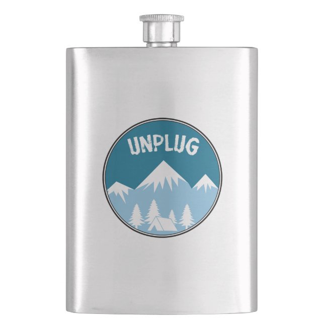 Unplug Hip Flask (Front)