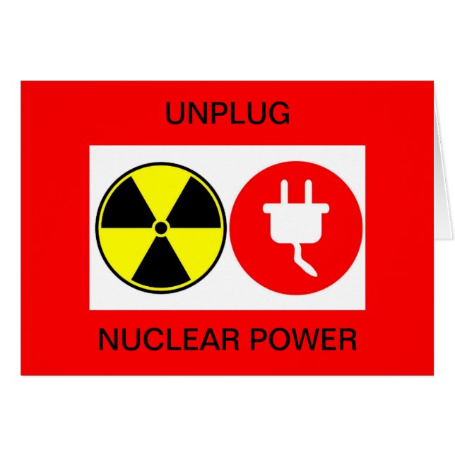 unplug nuclear power (Front Horizontal)