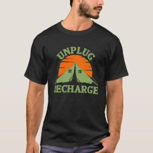 Unplug Recharge Love Camping T-Shirt