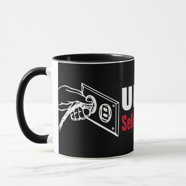 Unplug - Select The Red Pill Mug (Left)