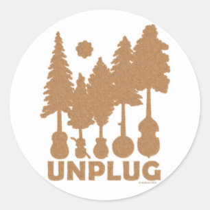 Unplug Sticker