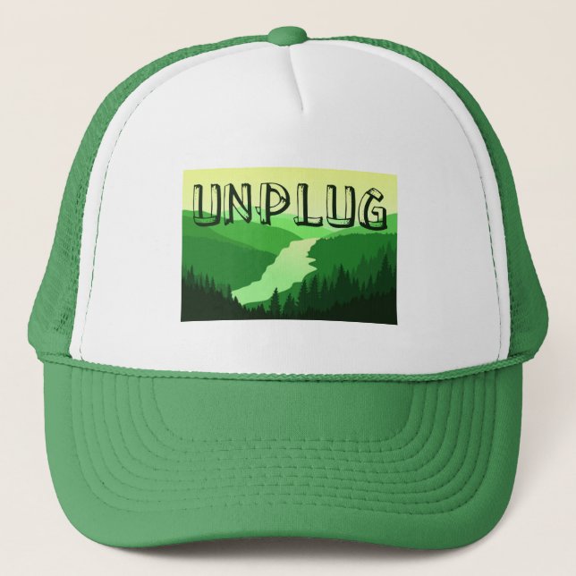 Unplug Trucker Hat (Front)