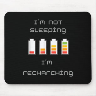 Unplugged &amp; Energized_ Cool Battery Design  Mouse Pad