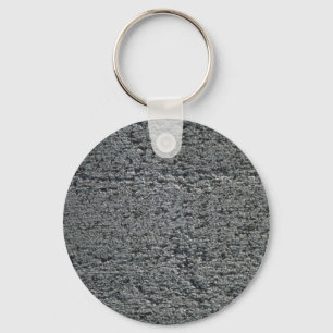 Unpolished granite keychain
