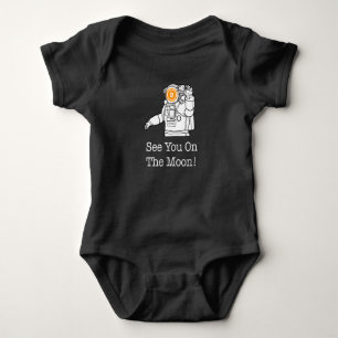 Unqiue Bitcoin Design Baby Bodysuit