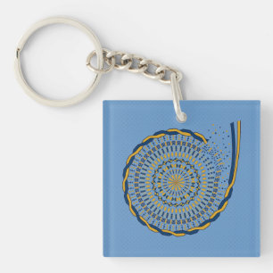 Unraveling Acrylic Keychain