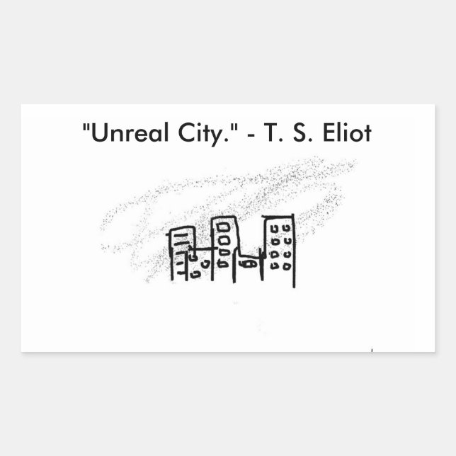 Unreal city sticker (Front)