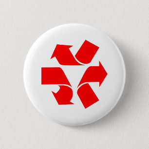 Unrecycle Symbol 2 Inch Round Button