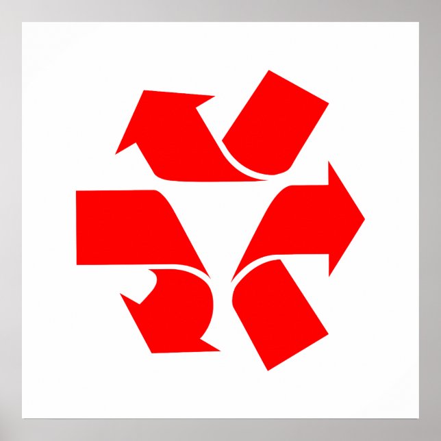 Unrecycle Symbol Poster (Front)