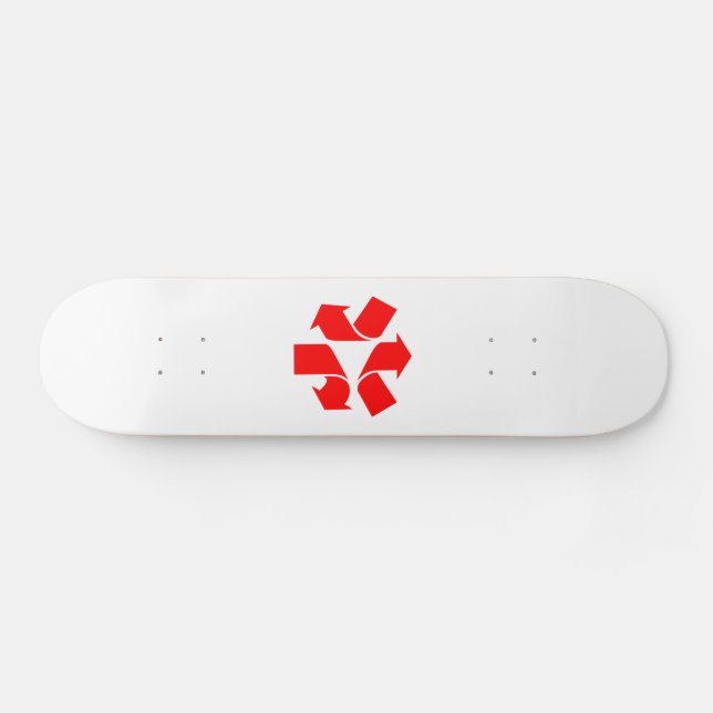 Unrecycle Symbol Skateboard (Horz)