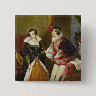 Unrequited Love 2 Inch Square Button