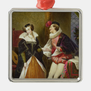 Unrequited Love Metal Ornament