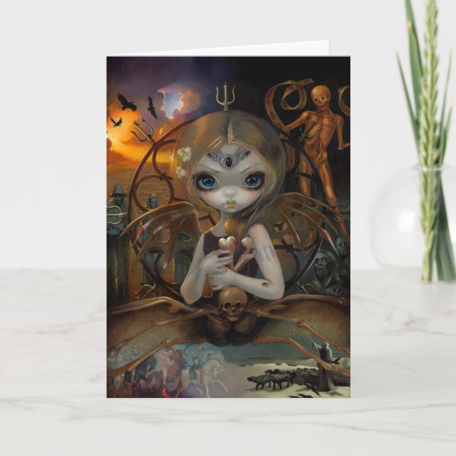 "Unseelie Court: Famine" Greeting Card (Front)