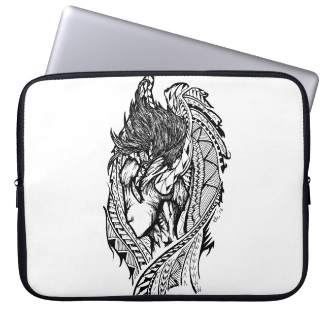 Unseen Angel Laptop Sleeve (Front)