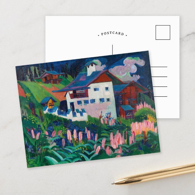 Unser Haus | Ernst Ludwig Kirchner Postcard (Creator Uploaded)