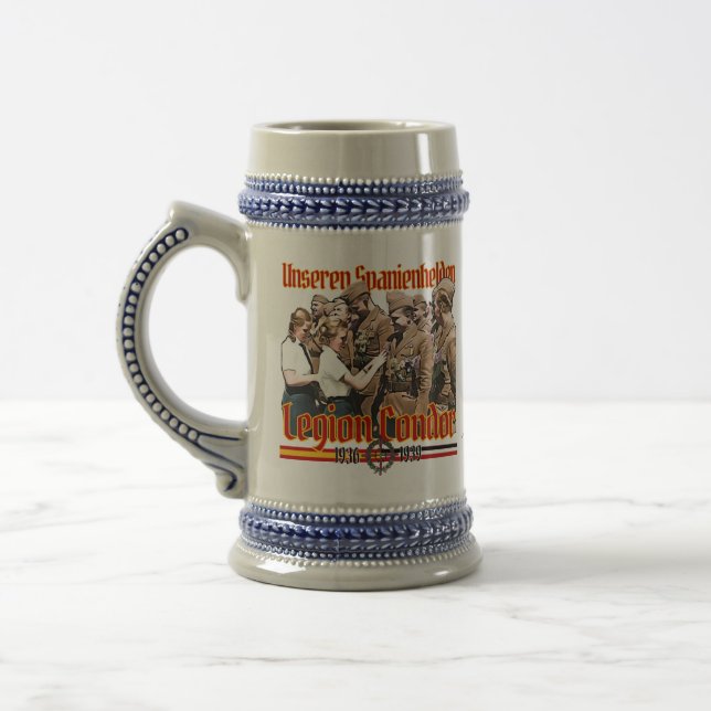 UNSEREN SPANIENHELDEN BEER STEIN (Left)