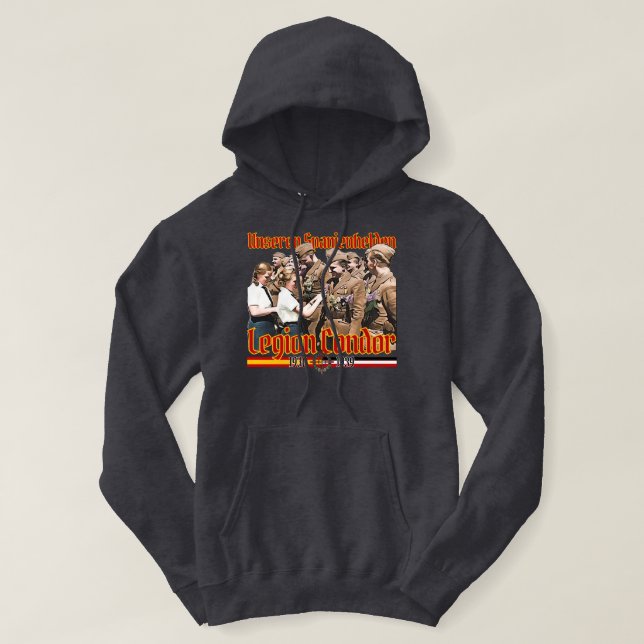 UNSEREN SPANIENHELDEN ME-109 HOODIE (Design Front)