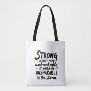 Unshakable in the Storm Tote Bag