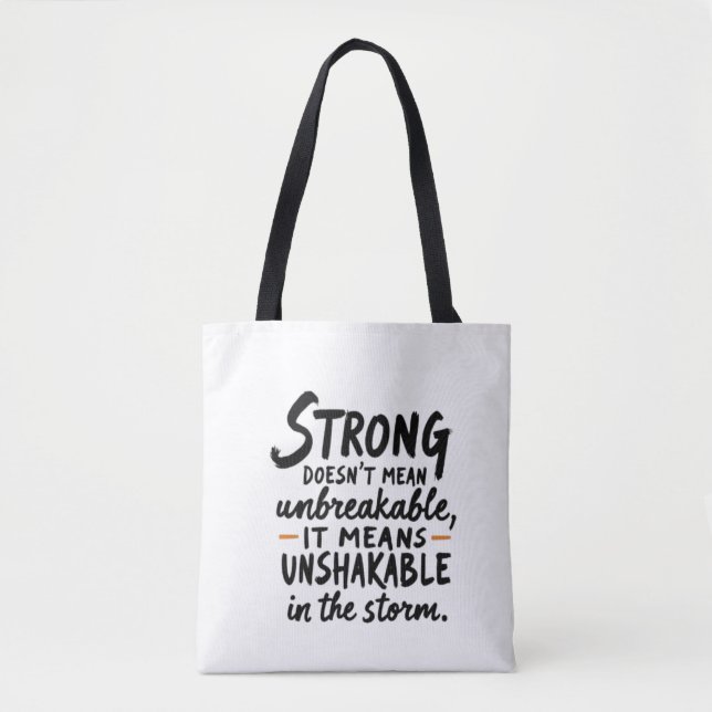 Unshakable in the Storm  Tote Bag (Front)