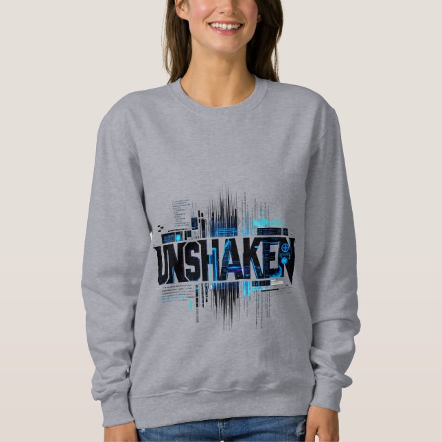 Unshaken Cyberpunk Tech Sweatshirt (Front)
