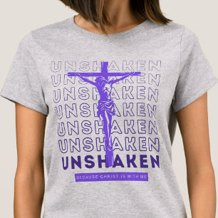 Unshaken - Holy Spirit Scripture Spiritual Graphic T-Shirt