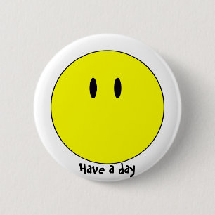 unsmiley 2 inch round button