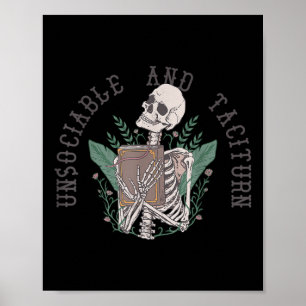 Unsociable And Taciturn Jane Austen Pride &amp; Pr Poster