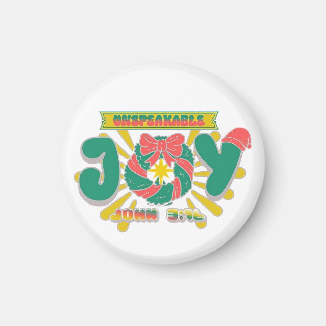 Unspeakable Joy Magnet (Front)