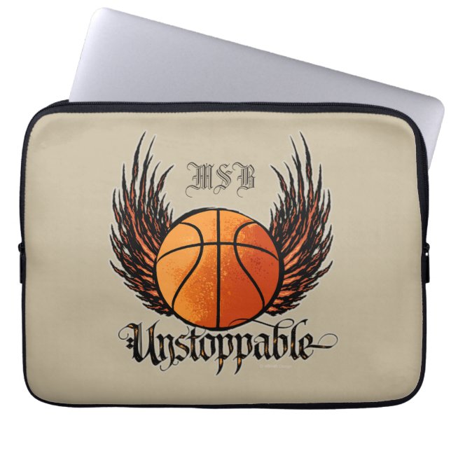 Unstoppable (Basketball) Laptop Sleeve (Front)