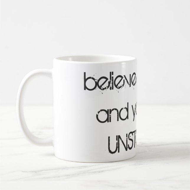 Unstoppable Coffee Mug (Left)
