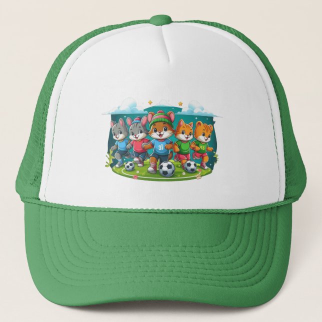 Unstoppable Furry Friends Trucker Hat (Front)
