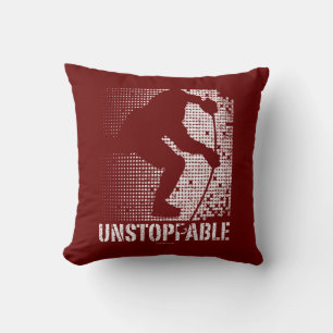 Unstoppable (Hockey) Throw Pillow