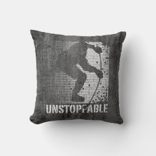 Unstoppable (Hockey) Throw Pillow