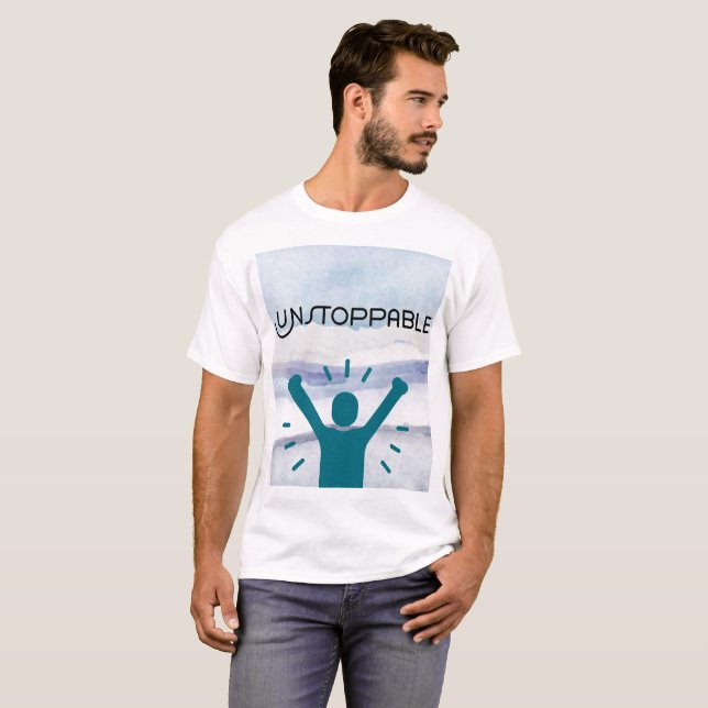 Unstoppable Motivational T-Shirt (Front Full)