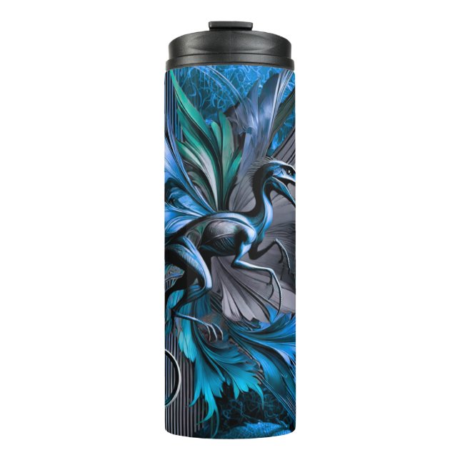 Unstoppable Raptor – Fuel Strength, Rule the Wild Thermal Tumbler (Front)