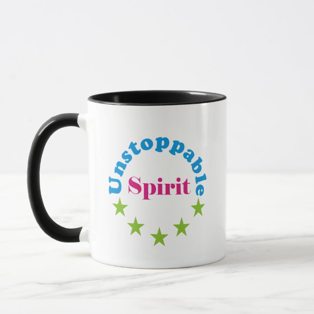 unstoppable spirit  mug (Left)