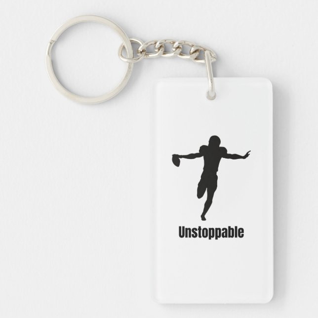 Unstoppable White Mug Keychain (Front)