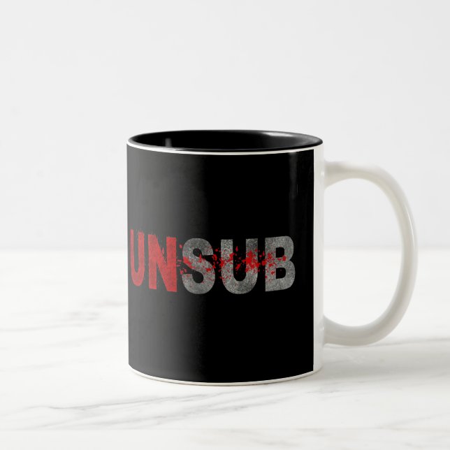 UNSUB Two-Tone COFFEE MUG (Right)