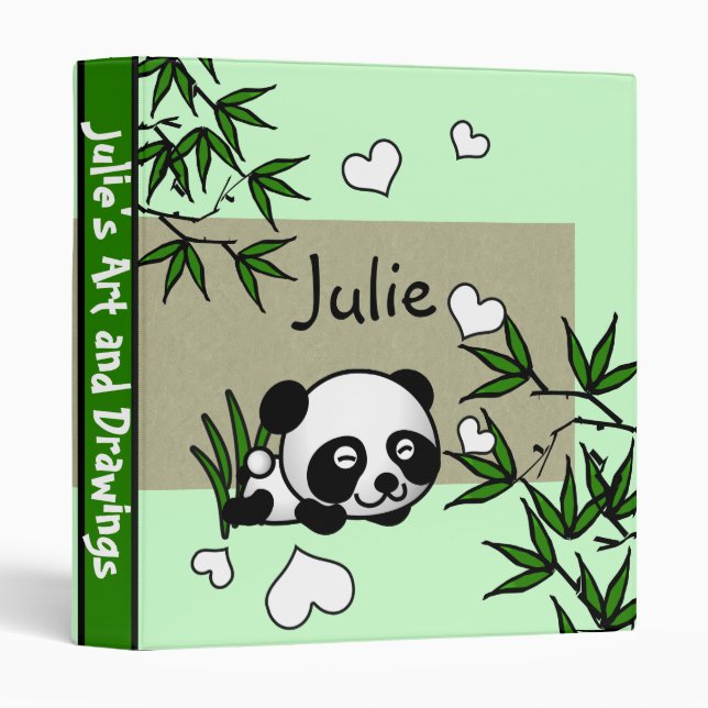 Unsuspecting Panda Binder (Front/Spine)