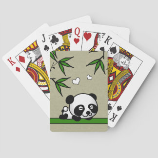 Unsuspecting Panda Playing Cards