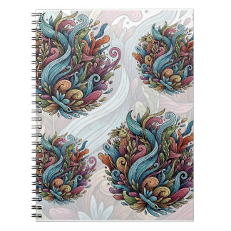 Untamed Bloom: Organic Energy Notebook