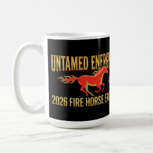 Untamed Energy 2026 Fire Horse Era Lunar New Year  Coffee Mug