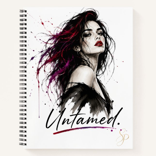 Untamed. Personalized Notebook | Customized Gift (Front)