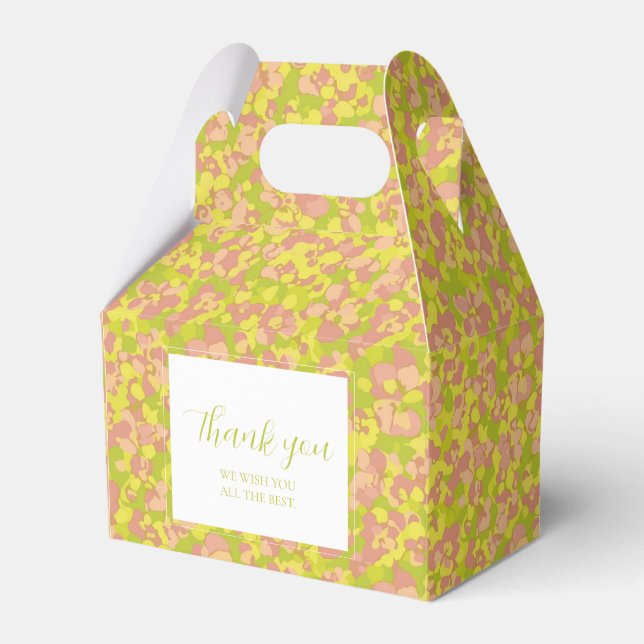Untamed Petals Favor Box (Front Side)