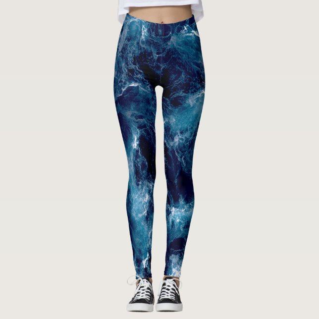 Untamed Sea Churn Leggings (Front)