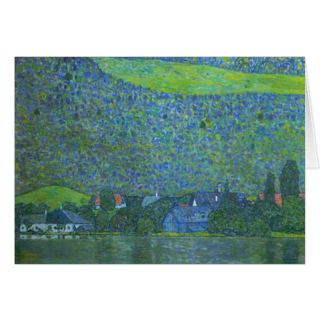Unterach at Attersee by Klimt, Vintage Art Nouveau (Front Horizontal)