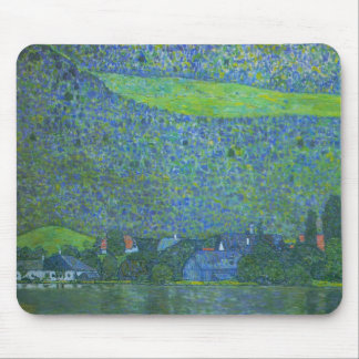 Unterach at Attersee by Klimt, Vintage Art Nouveau Mouse Pad