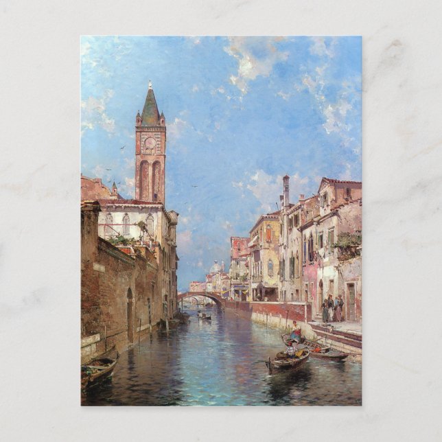Unterberger’s Venice art postcard (Front)