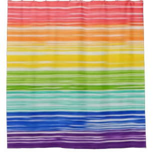 Untidy rainbow stripes
