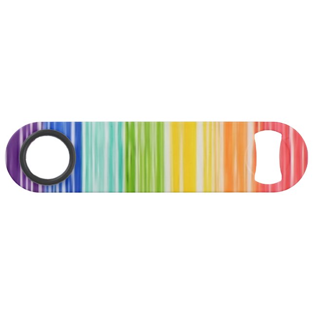 Untidy rainbow stripes bar key (Front (Horizontal))